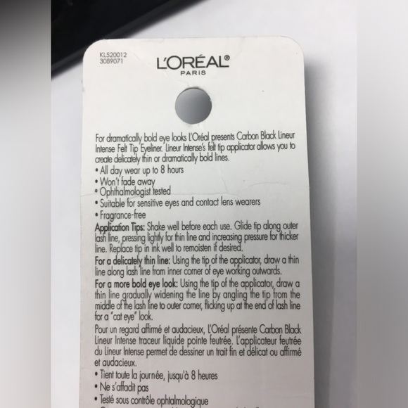 L’Oreal carbon black linear intense felt liquid liner, used 1x only! - Picture 5 of 5